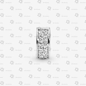Pandora Clear Pavé Clip Charm